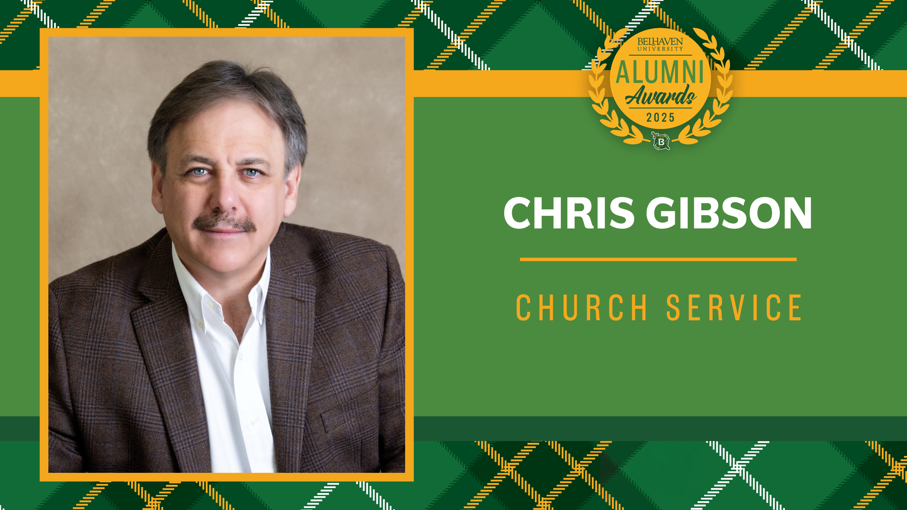 Chris Gibson, Alumni Awards 2025